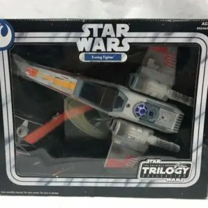 Star Wars X-wing fighter toy in box