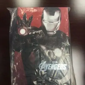 Iron Man action pose on Avengers poster
