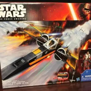 Star Wars packaging featuring X-wing and figure