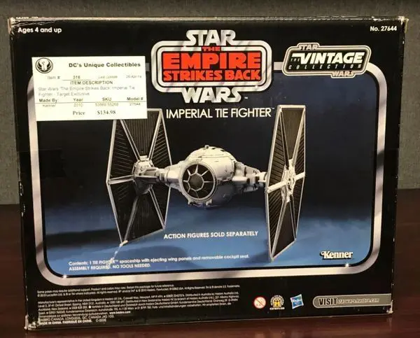 Star Wars Imperial TIE Fighter toy box