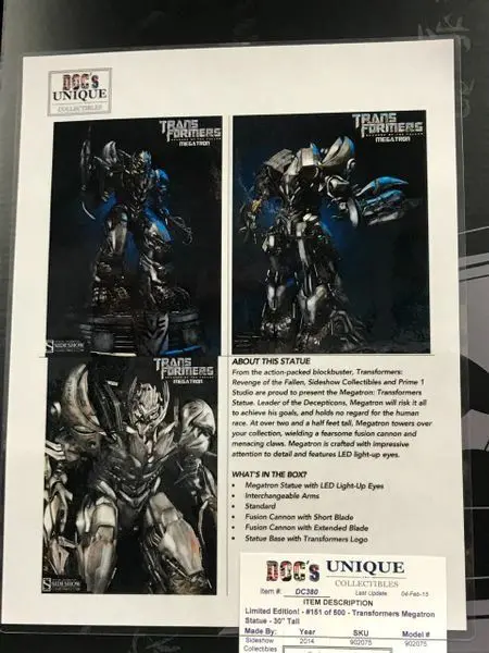 Transformers Megatron Statue - Image 2