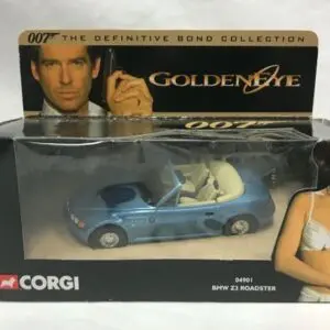 Boxed Corgi GoldenEye BMW Z3 roadster toy