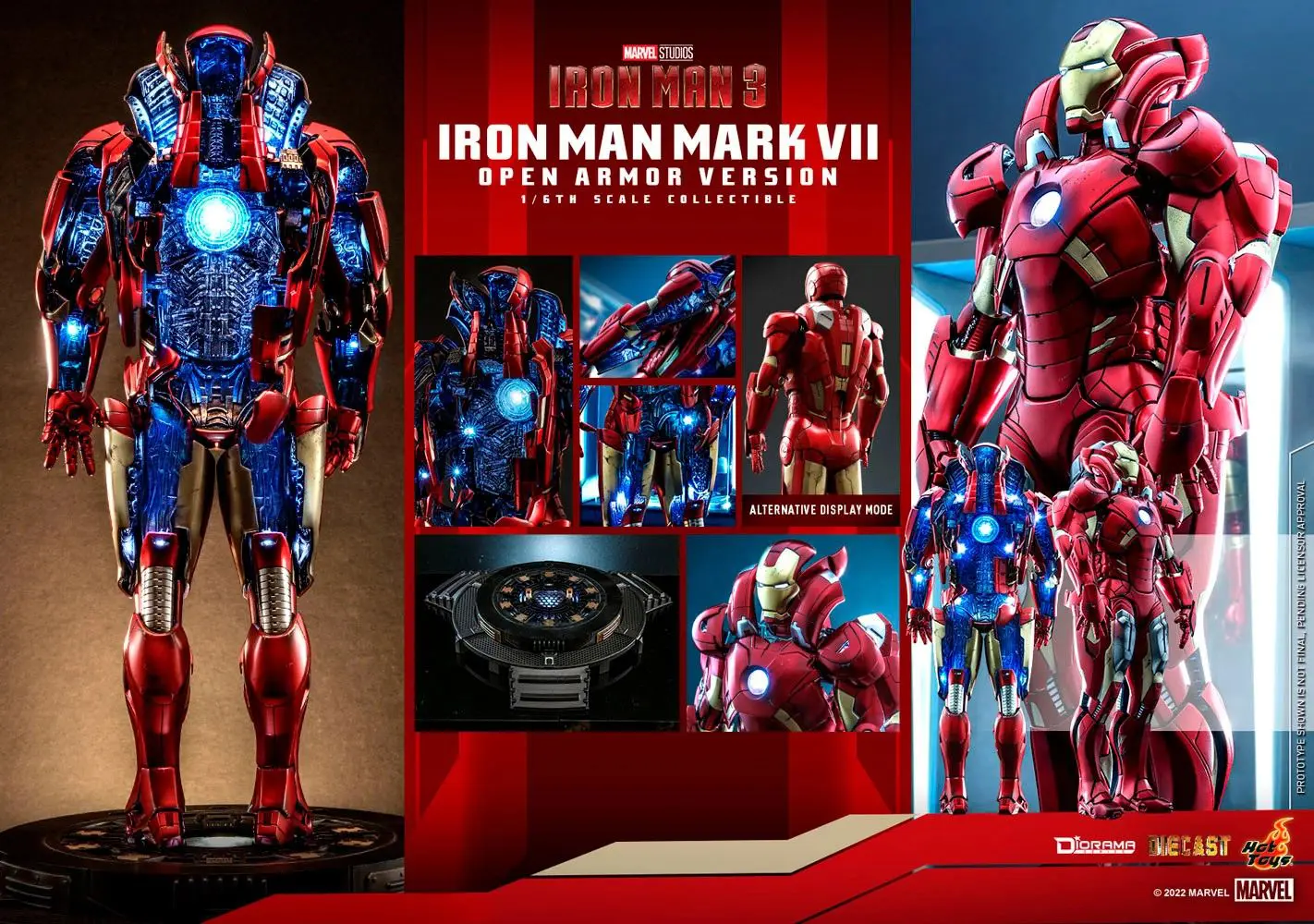 Detailed Iron Man model showcase