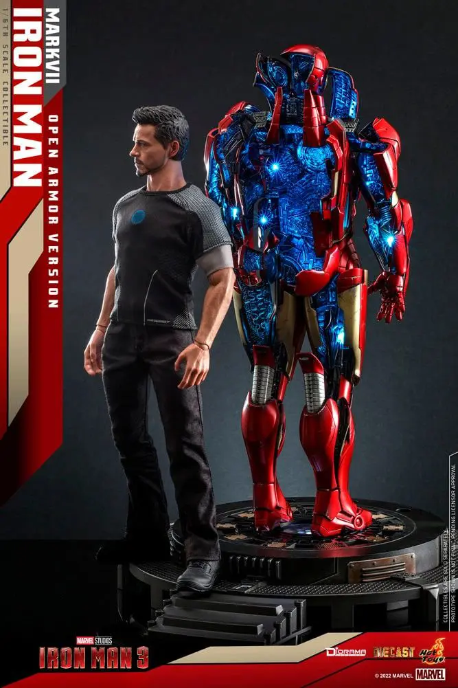 Iron Man Mark VII open armor figure