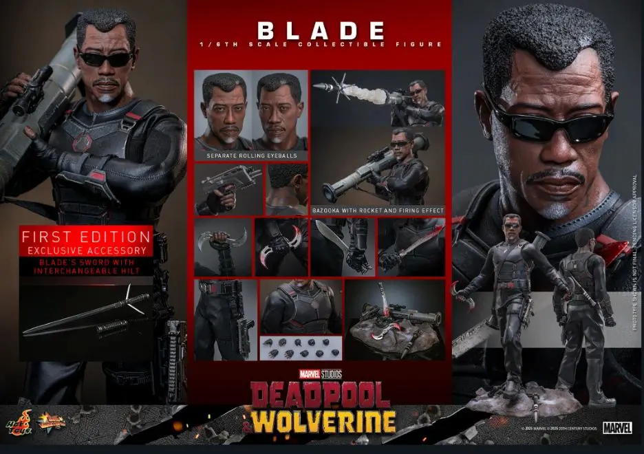 Blade action figure with accessories