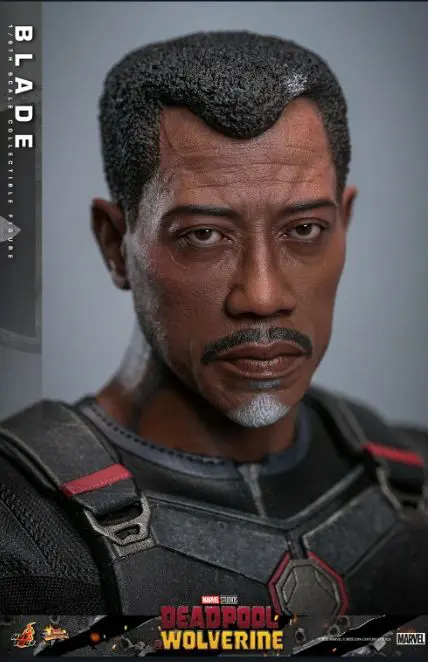 Action figure with detailed facial features