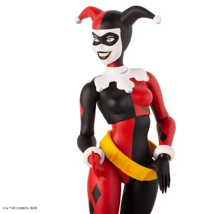 Comic-style jester figure with playful pose