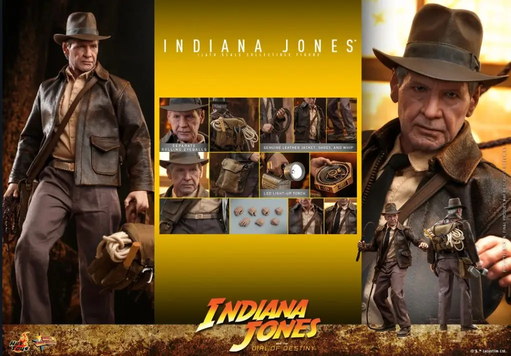 Indiana Jones action figure collection display