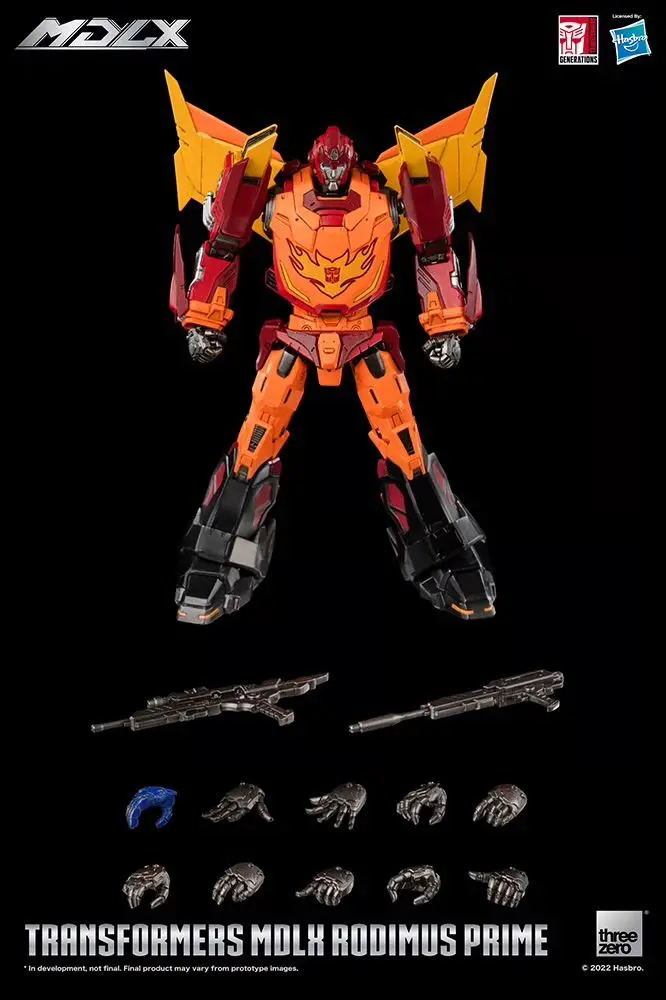 Transformers action figure with accessories