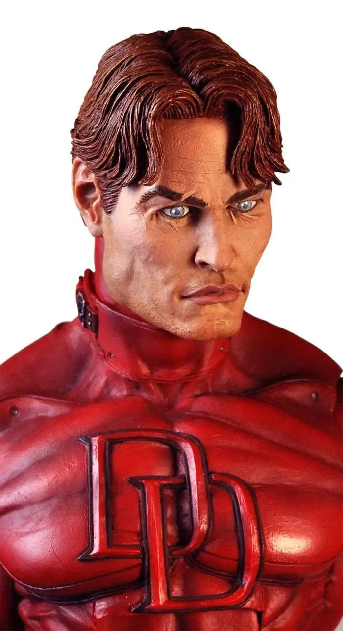 Superhero figure with red costume