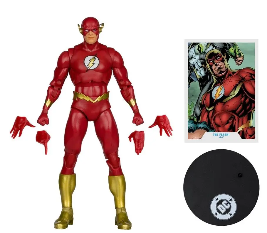 The Flash collectible figure and card