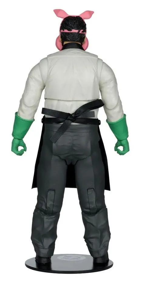 Figurine with pig ears and black pants