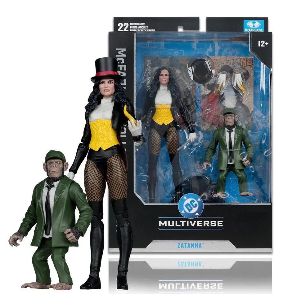 Zatanna and monkey figures boxed