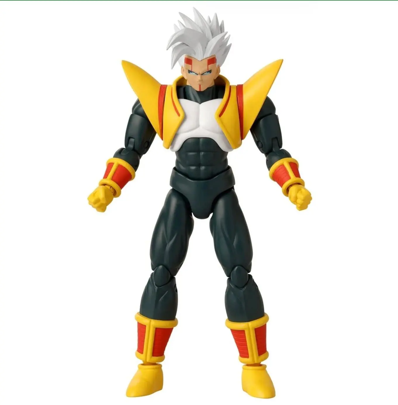 Poseable action figure in dynamic stance