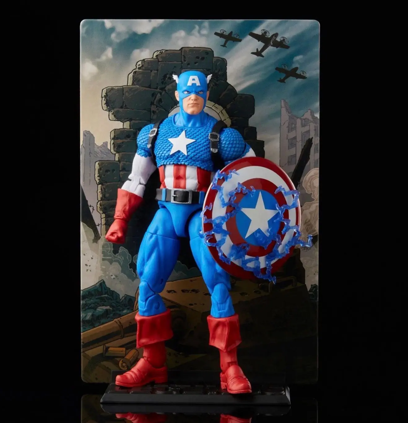 Action figure in battle pose