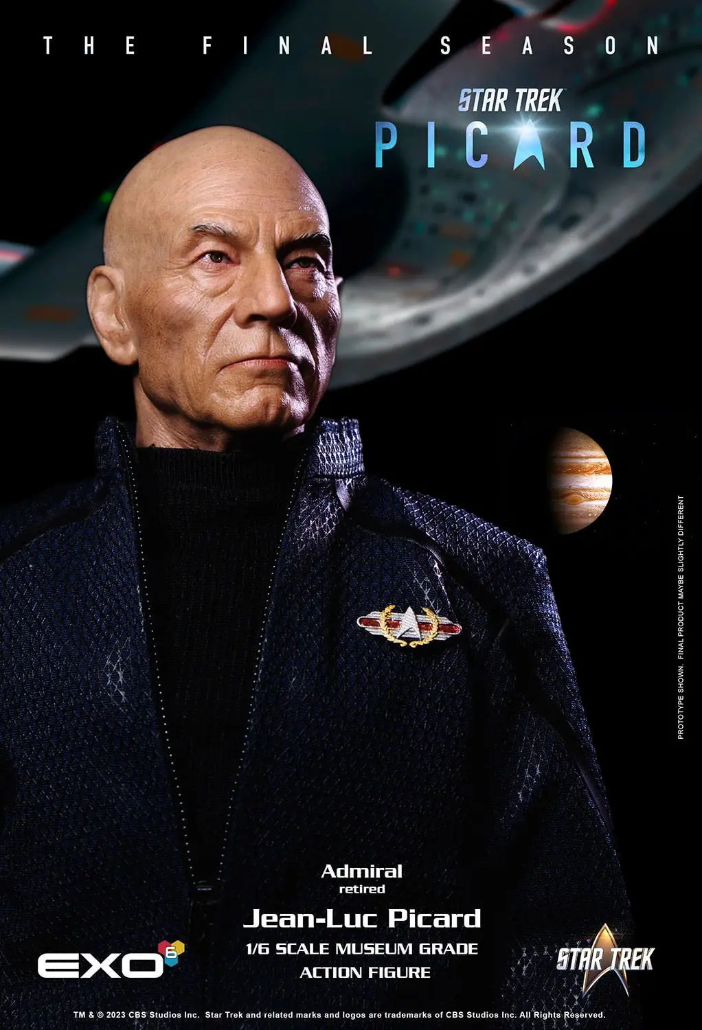 Admiral Jean-Luc Picard collectible figure