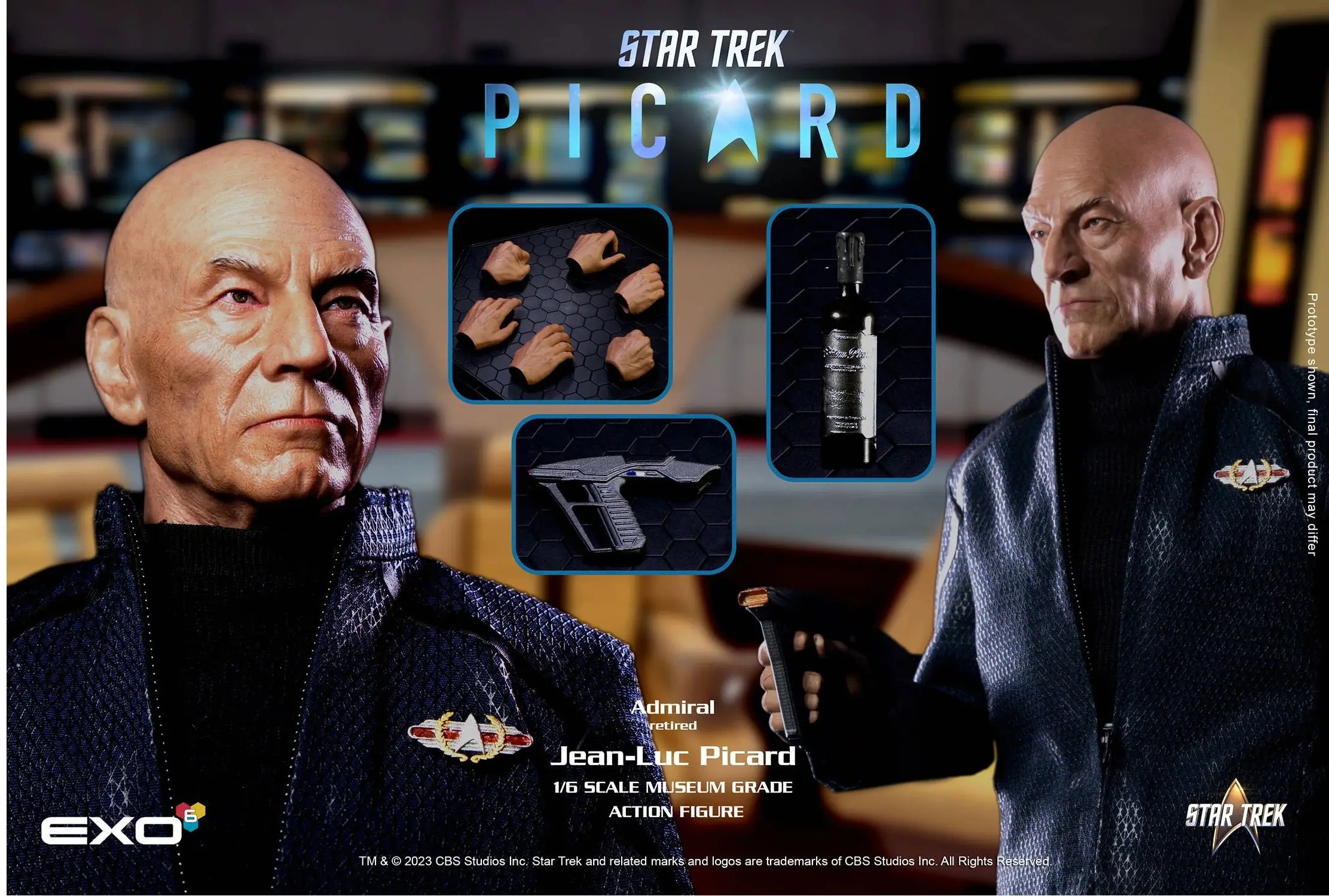 Jean-Luc Picard collectible figurine set