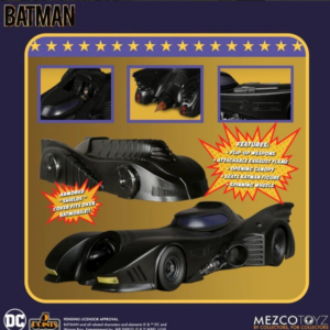 Collectible Batmobile with weapons and gadgets