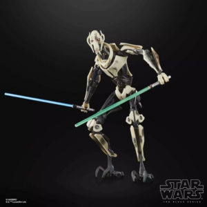 General Grievous toy holding lightsabers