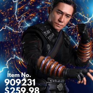 Action figure with glowing background