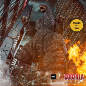 Massive Godzilla in urban chaos