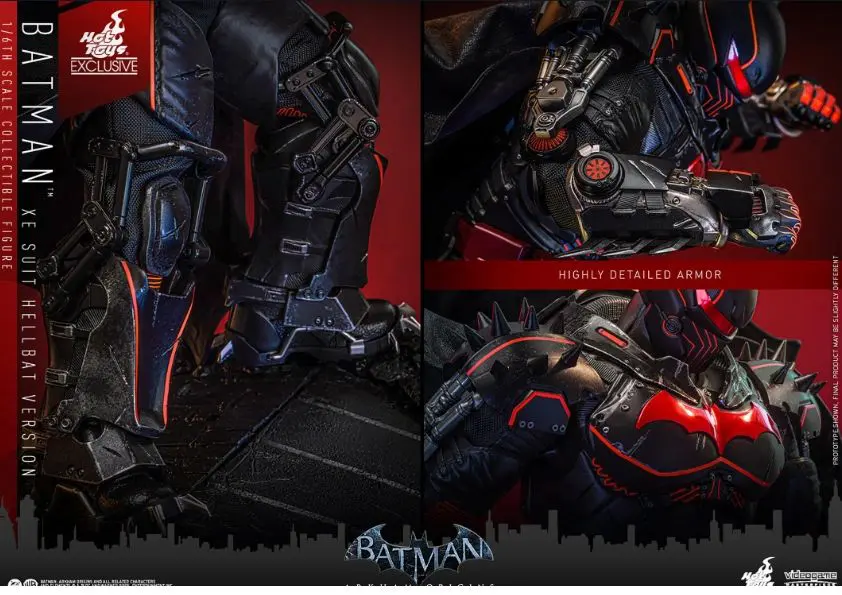 Detailed Hellbat suit armor design