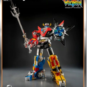 Retro Voltron toy with weapon