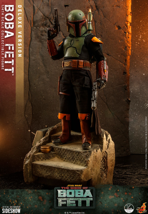 Boba Fett armored figure holding blaster