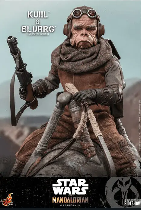 Riding a blurrg from The Mandalorian