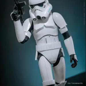Stormtrooper action figure in pose