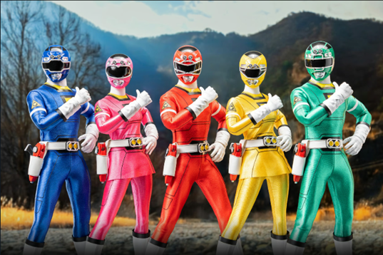 Turbo Power Rangers Pack Sixth Scale Figure Set by Threezero - Image 2