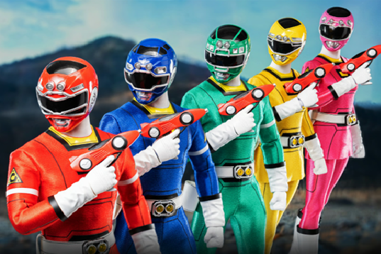 Turbo Power Rangers Pack Sixth Scale Figure Set by Threezero - Image 3