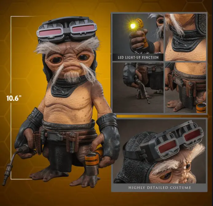 Detailed figure with LED light-up feature.