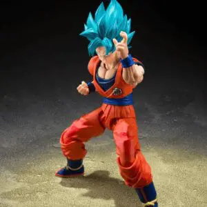 Dynamic Goku action figure in powerful stance.