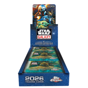 Topps 2026 Star Wars Chrome Galaxy Hobby Box of 18