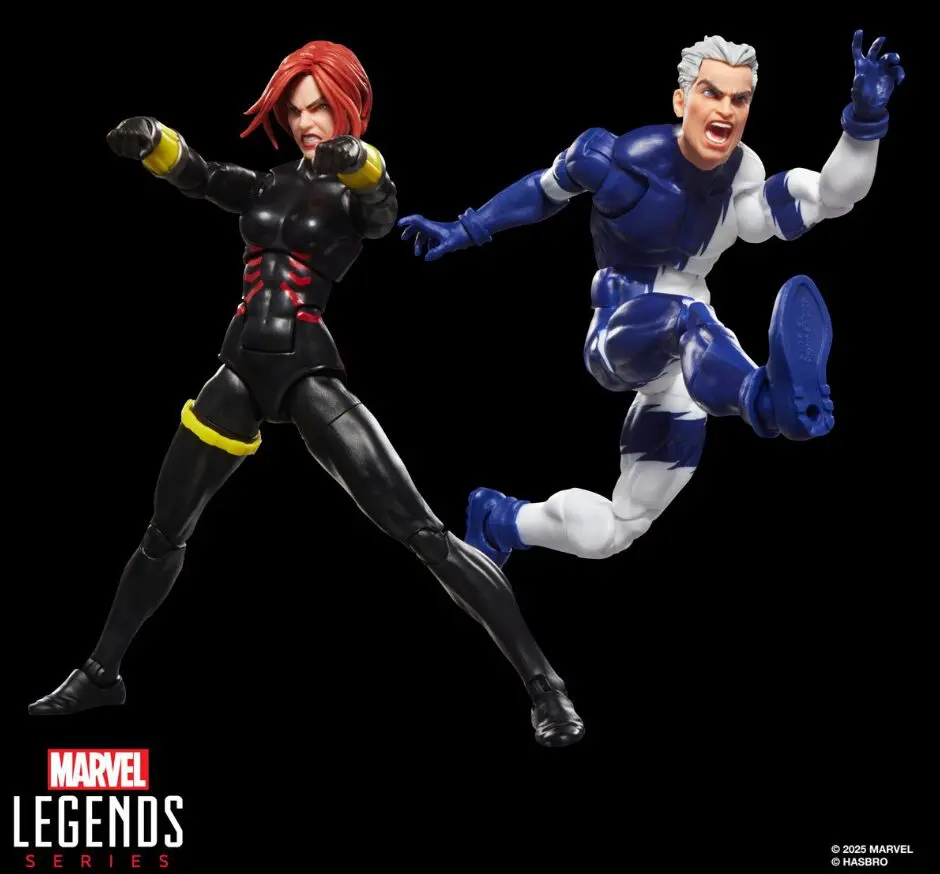 Avengers Marvel Legends Series Black Widow and Quicksilver 6-Inch Action Figures - Image 8
