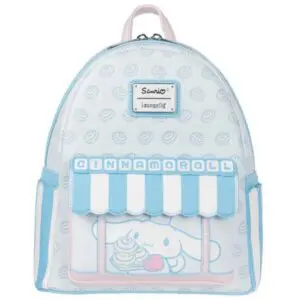 Loungefly Sanrio Cinnamoroll Sweet Shop Mini-Backpack | Faux Leather, Adjustable Straps, Mini Backpack