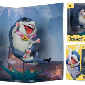 Marvel Rivals Wave 1 Jeff The Land Shark 1:10 Scale Posed Figure with Scene