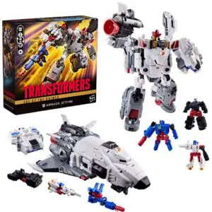 Transformers Generations Age of the Primes Commander Armada Jetfire with Requiem Blaster