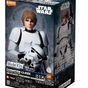 tar Wars: A New Hope Luke Skywalker Stormtrooper Disguise Version Blokees Model Kit