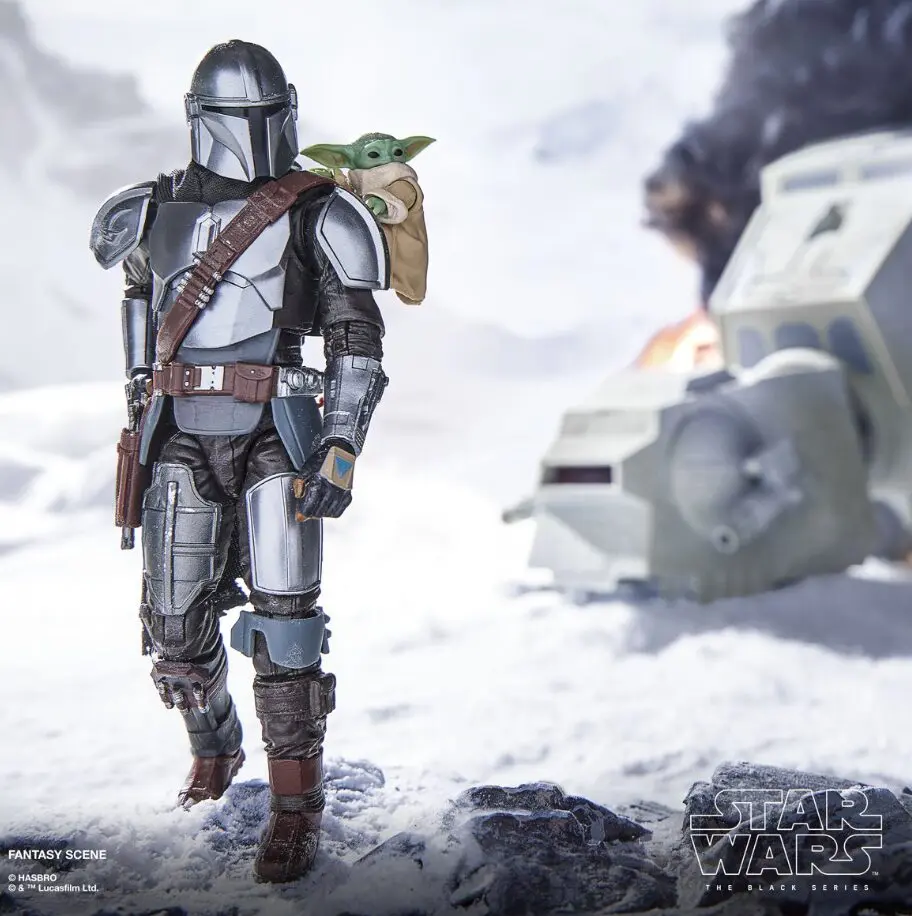 Star Wars The Black Series The Mandalorian & Grogu Deluxe 6-Inch Action Figure - Image 3