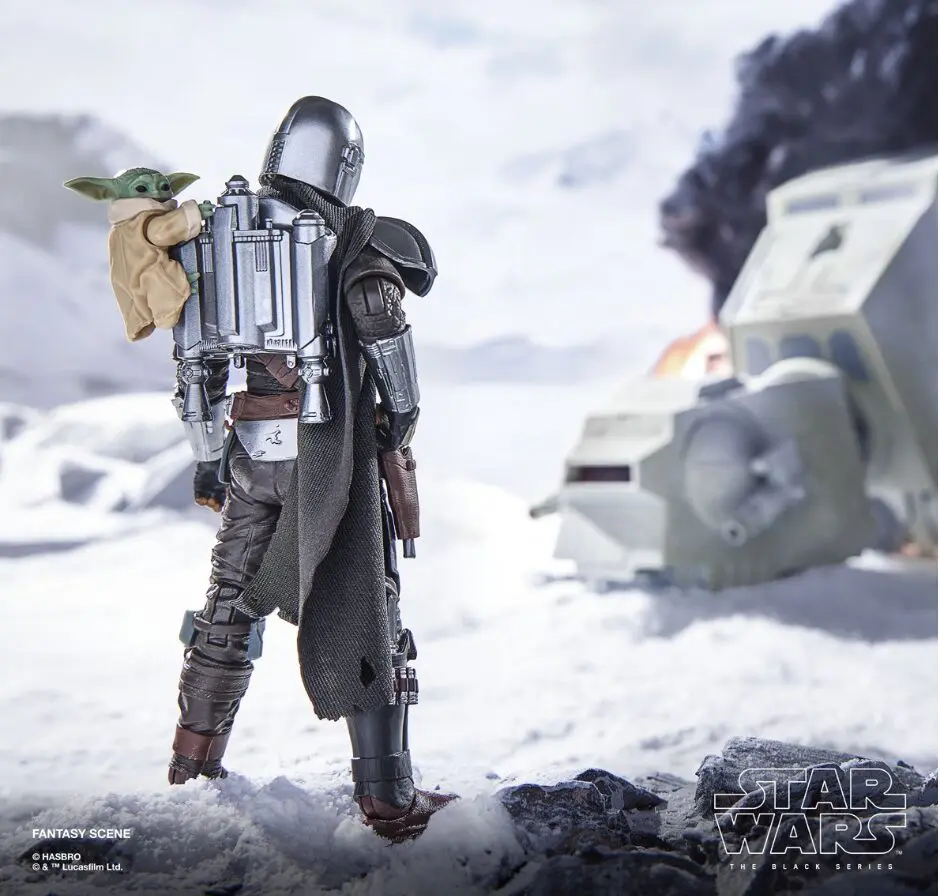 Star Wars The Black Series The Mandalorian & Grogu Deluxe 6-Inch Action Figure - Image 5