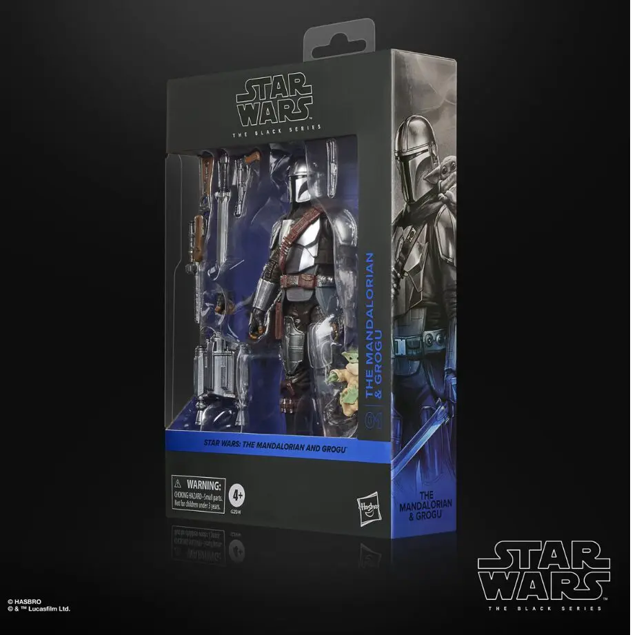 Star Wars The Black Series The Mandalorian & Grogu Deluxe 6-Inch Action Figure