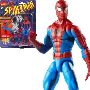 Spider-Man Retro Marvel Legends Cel Shaded Spider-Man 6-Inch Action Figure
