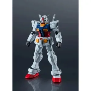 Robot figure with red feet