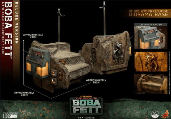 Boba Fett diorama base with control panel